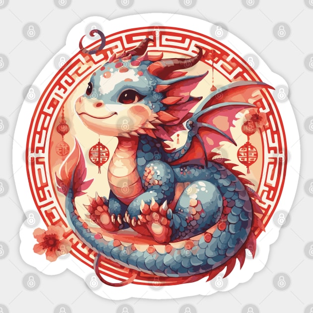 Year of the Baby Dragon 2024 Sticker by Heartsake